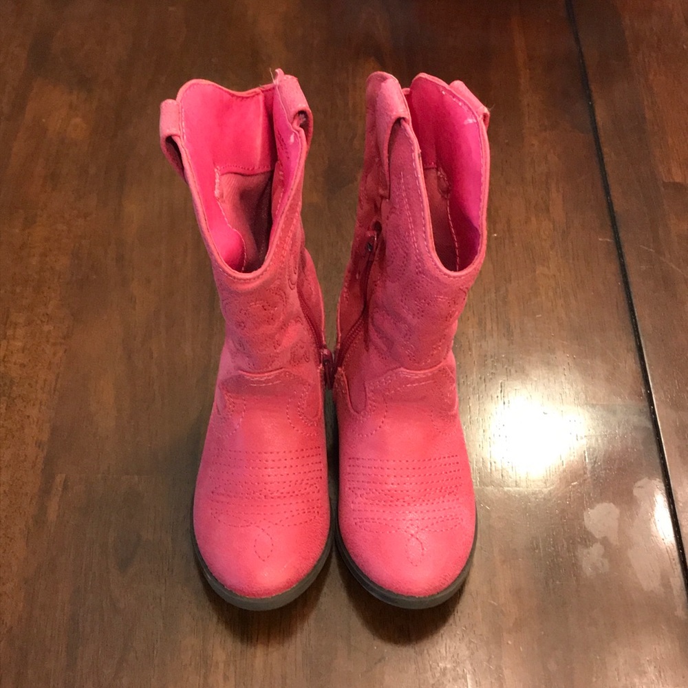 Little Girls Pink Boots